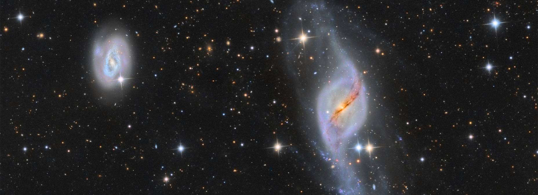 ВЗАИМОДЕЙСТВУЮЩИЕ ГАЛАКТИКИ NGC3718 и NGC3729